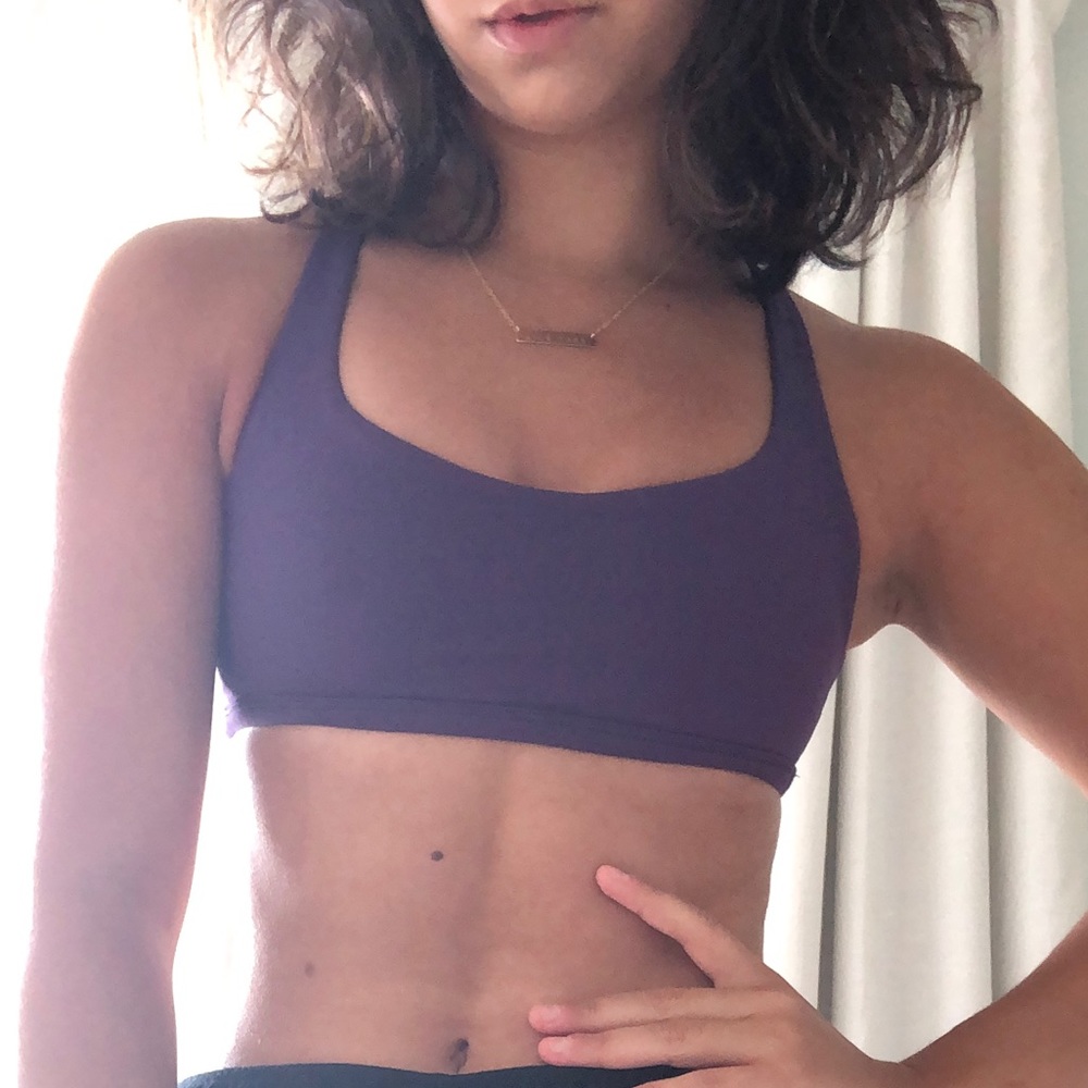 Lululemon Purple & Hot Pink Sports Bra